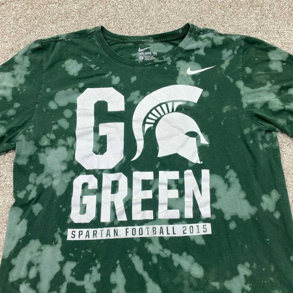 Nike Nike Michigan State Spartans Adult Shirt Lar… - image 2