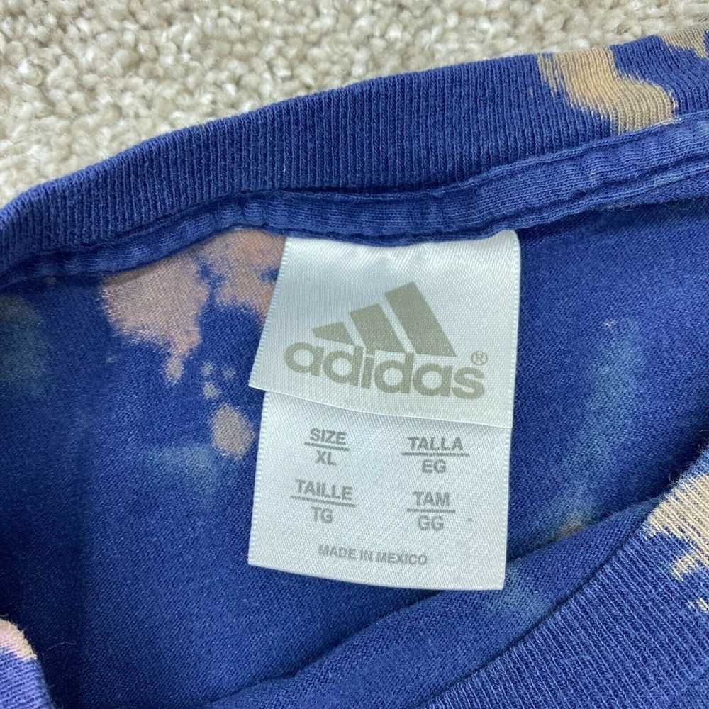 Adidas Adidas Adult Shirt Extra Large Blue Acid W… - image 3