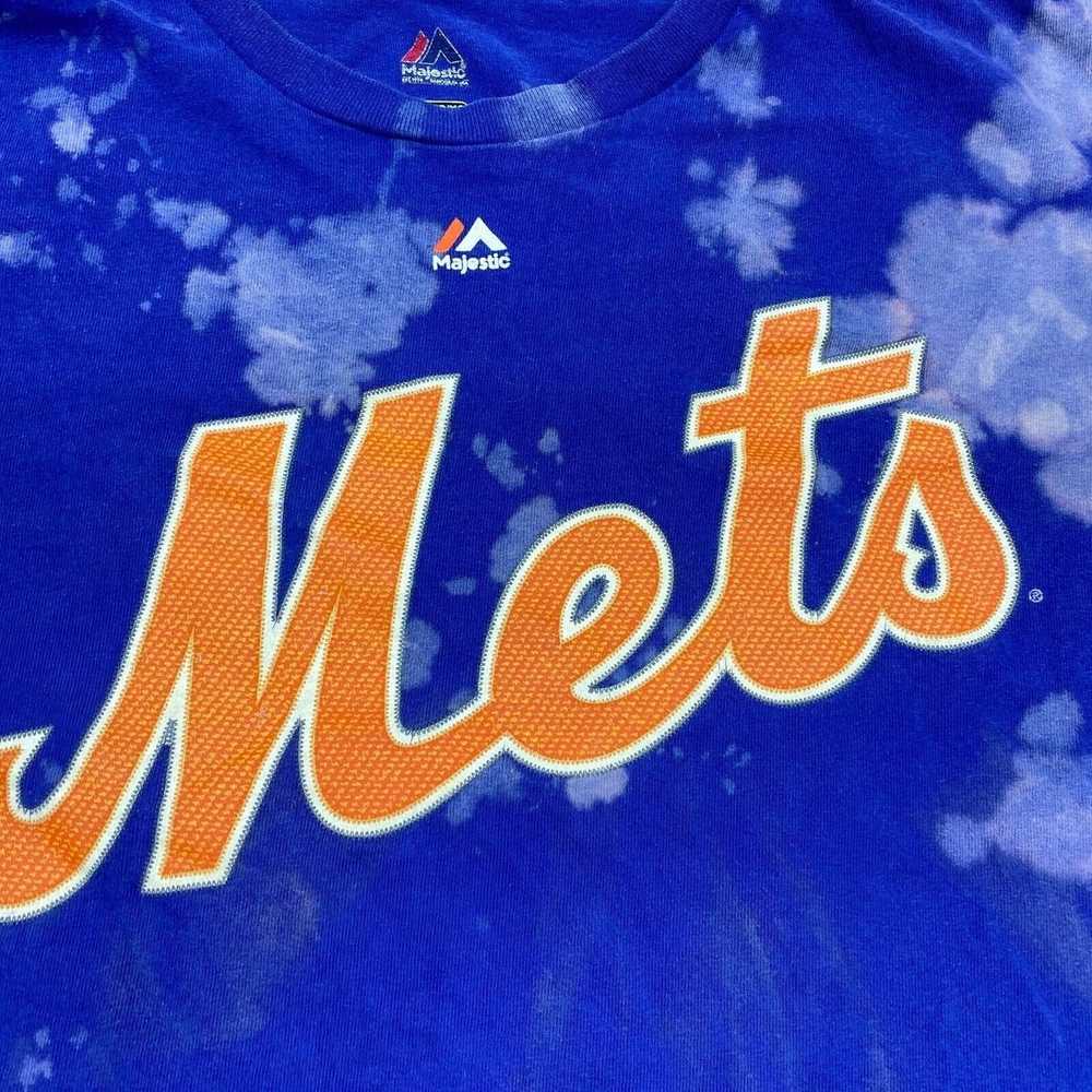 Majestic New York Mets Adult Shirt Extra Large Bl… - image 2