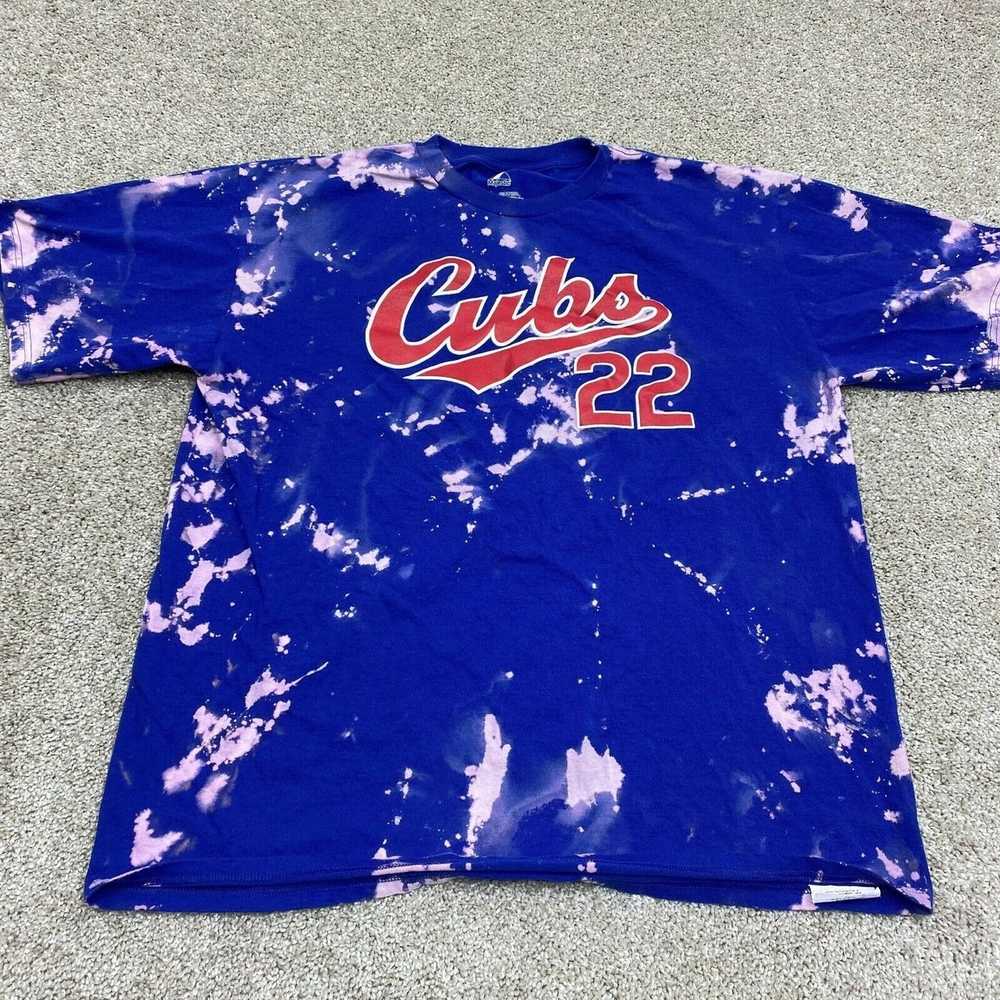 Majestic Chicago Cubs Adult Shirt Extra Large Blue - image 1