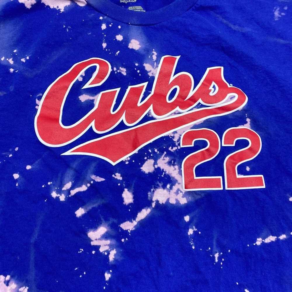 Majestic Chicago Cubs Adult Shirt Extra Large Blue - image 2