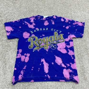 Liquid Blue Kansas City Royals 2015 World Series Champions Tie-Dye T Shirt  XL