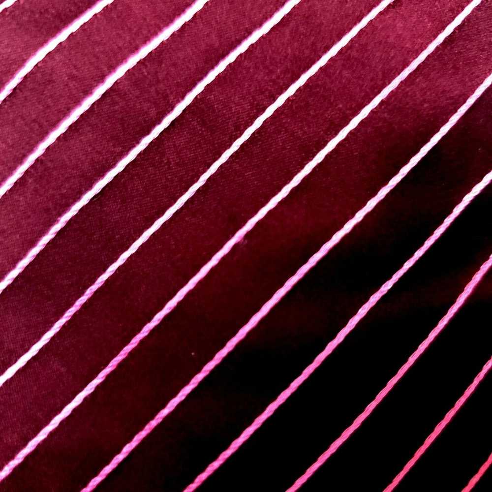 Vintage Dormeuil Paris Silk Tie Red Striped Woven… - image 2