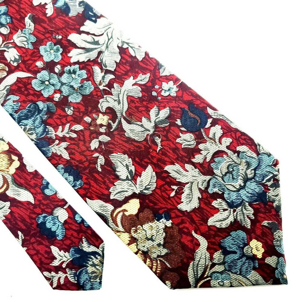 Vintage TANGO by Max Raab Silk Tie Floral Classic - image 1
