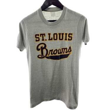 Vintage St. Louis Gateway To The West Single Stitch Men's T-Shirt Grey XL