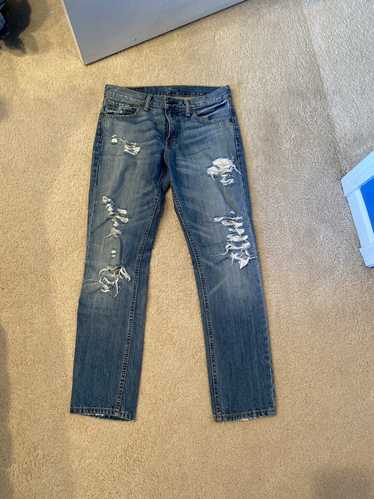 Levi's Thrifted Vintage Levi Jeans W30L30 Ripped