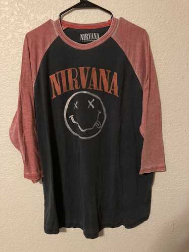 Band Tees × Nirvana × Streetwear Nirvana 3/4 Sleev