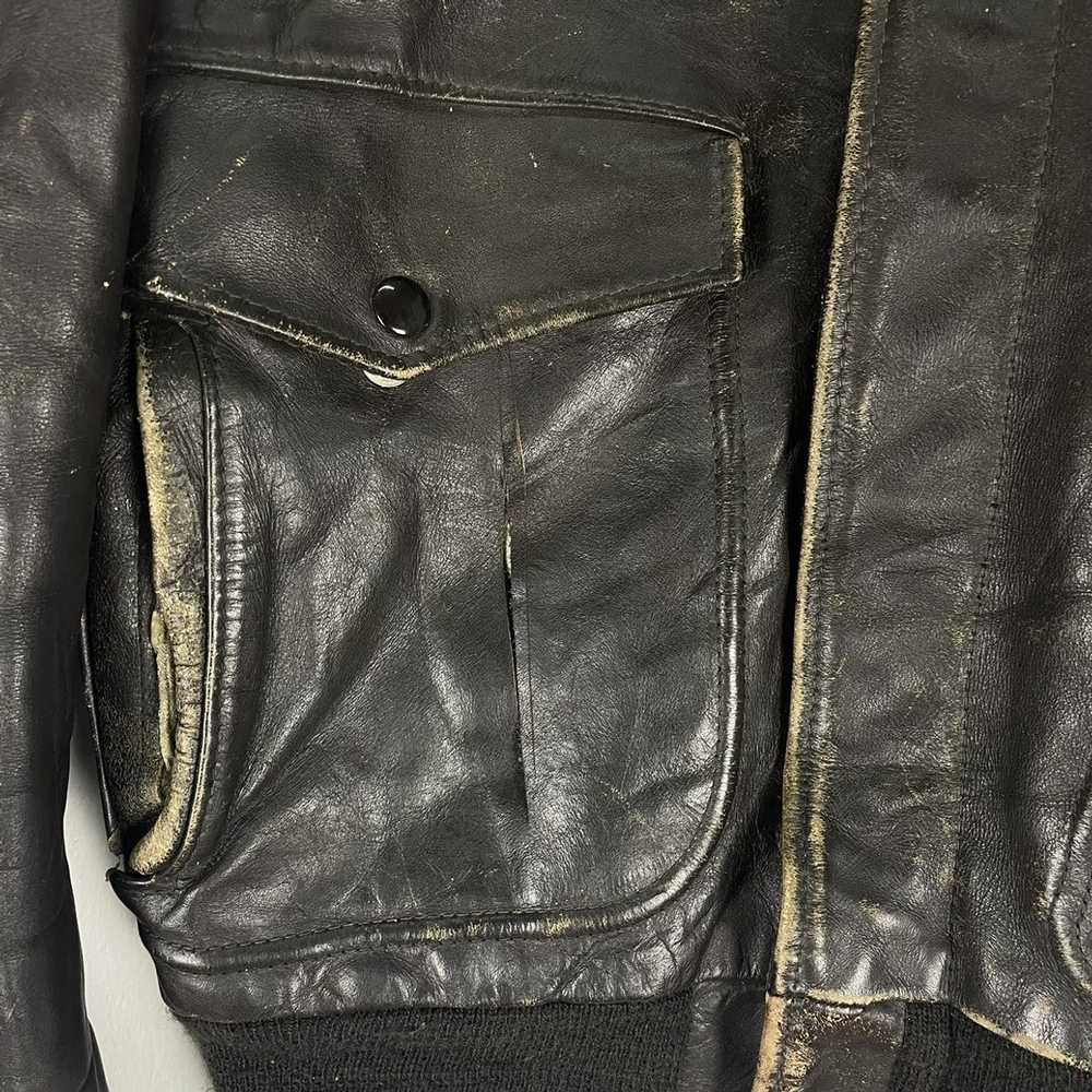 Schott × Vintage 70s SCHOTT BROS Type A2 Leather … - image 6