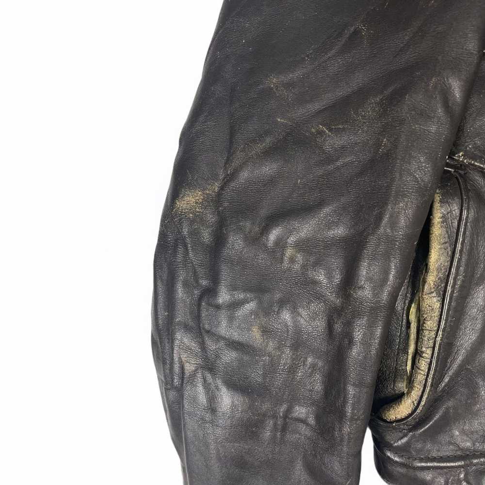 Schott × Vintage 70s SCHOTT BROS Type A2 Leather … - image 7