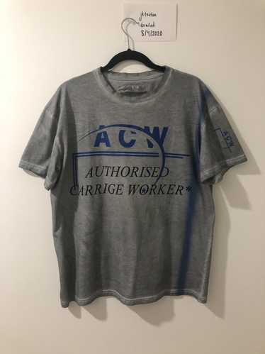 A Cold Wall ACW "Authorized Carriage Worker" Tee *