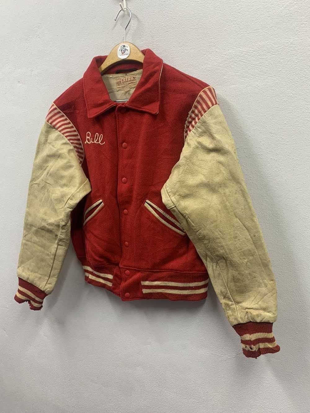 Designer × Varsity Jacket × Vintage Vintage 90s R… - image 3