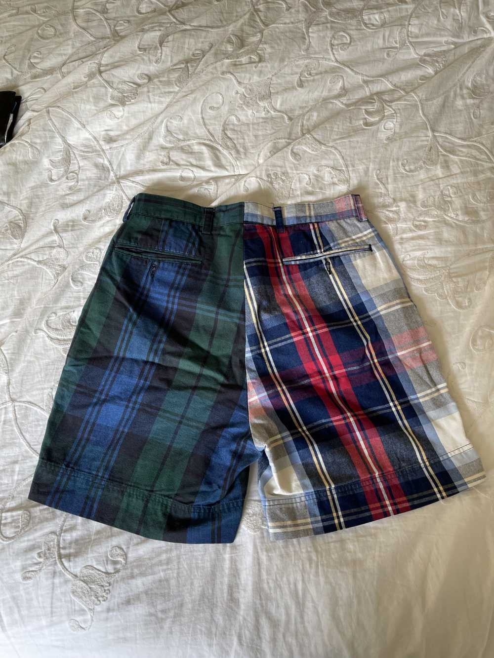 Nautica Vintage Pleated Plaid Nautica Shorts - 32 - image 2