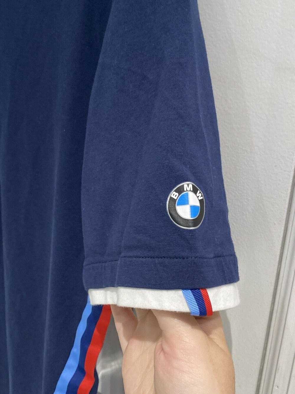 Bmw BMW Motorsport Automotive Mens Short Sleeve Navy … - Gem