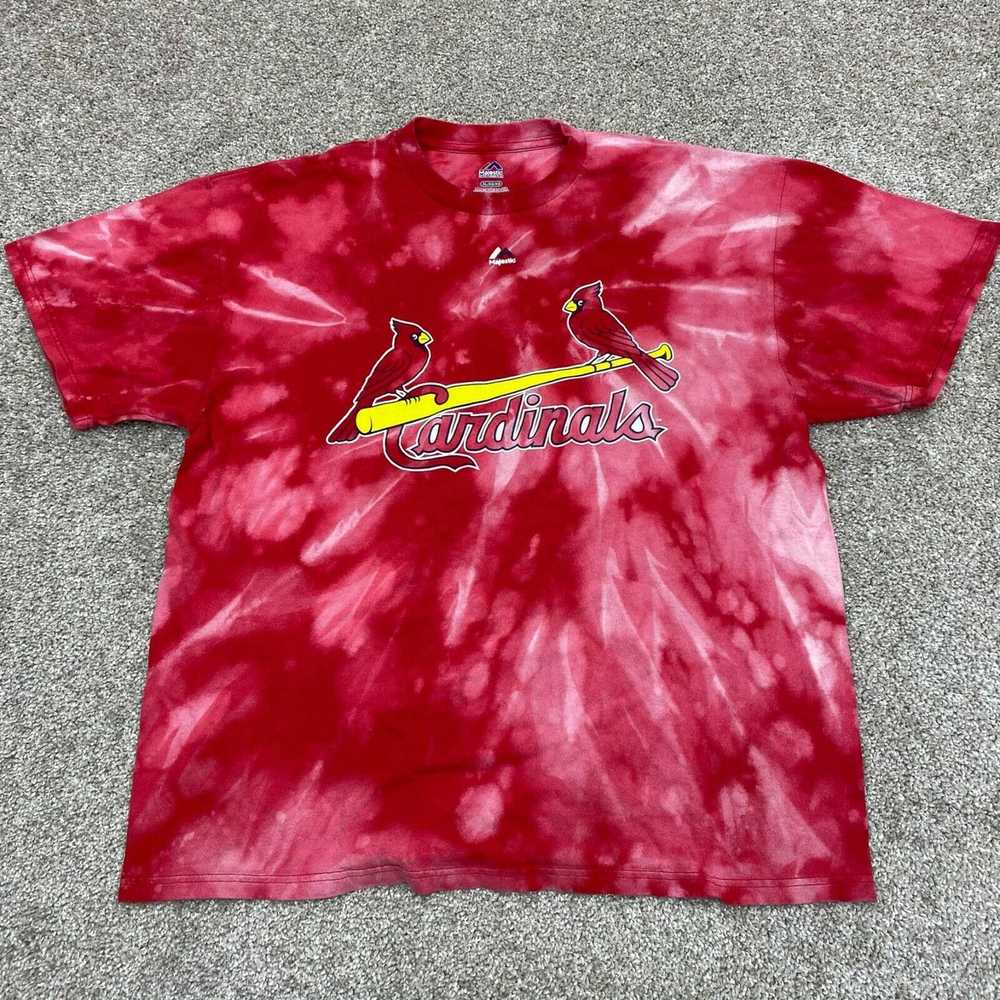 Majestic St Louis Cardinals Adult Shirt Extra Lar… - image 1