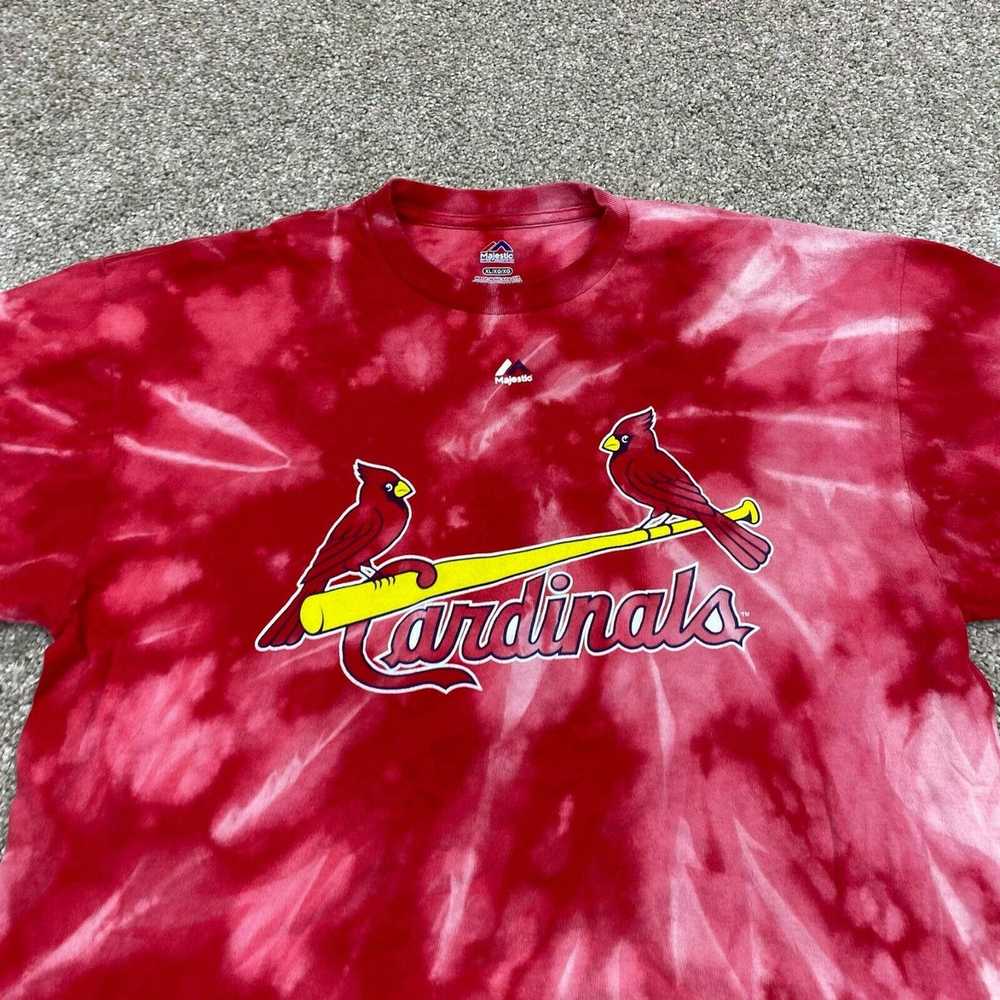 Majestic St Louis Cardinals Adult Shirt Extra Lar… - image 2