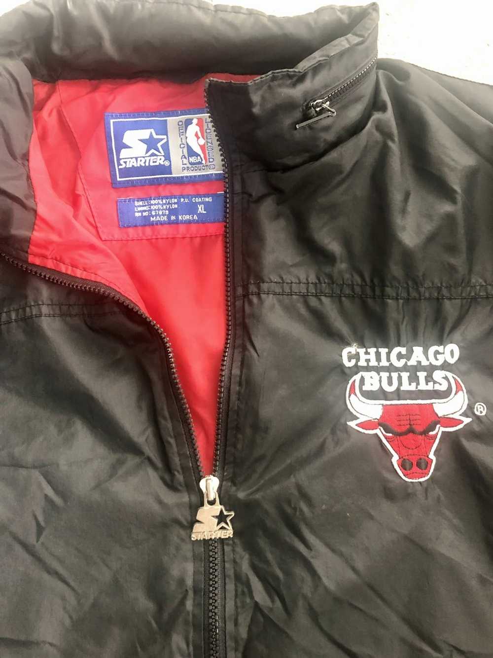 Starter Vintage Starter Chicago Bulls XL Jacket - image 3