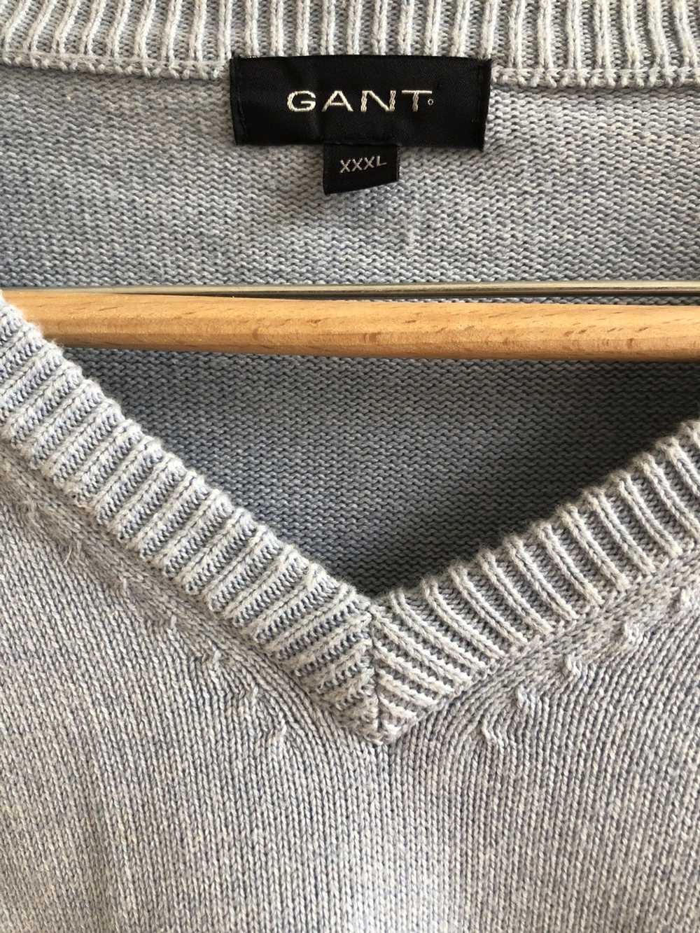 Gant XL 100% cotton knit V-neck - image 2