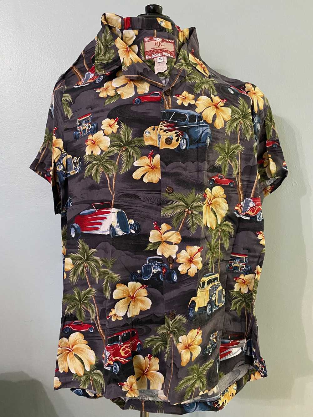 Kalaheo Vintage RJC Hot Rod Hawaiian Shirt - image 1