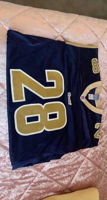 Reebok marshall faulk nfl rams jersey large