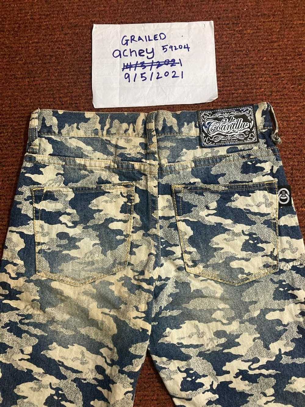 Japanese Brand CO & LU x camo denim pants - image 3