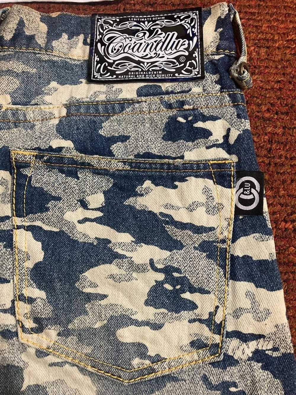 Japanese Brand CO & LU x camo denim pants - image 6