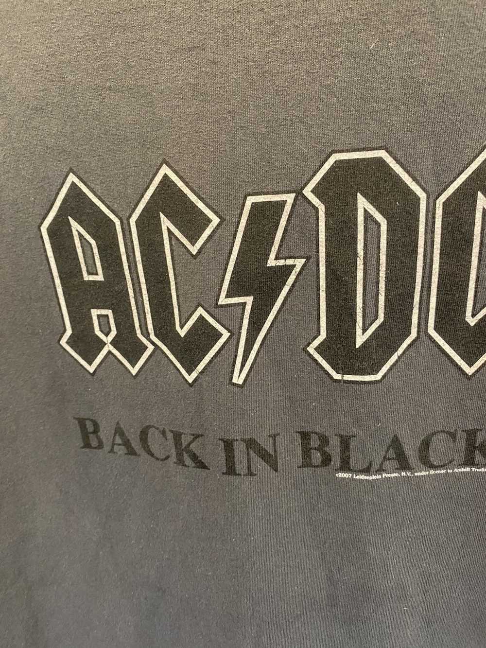 Aaa 2007 acdc rock band tee medium grey - image 6