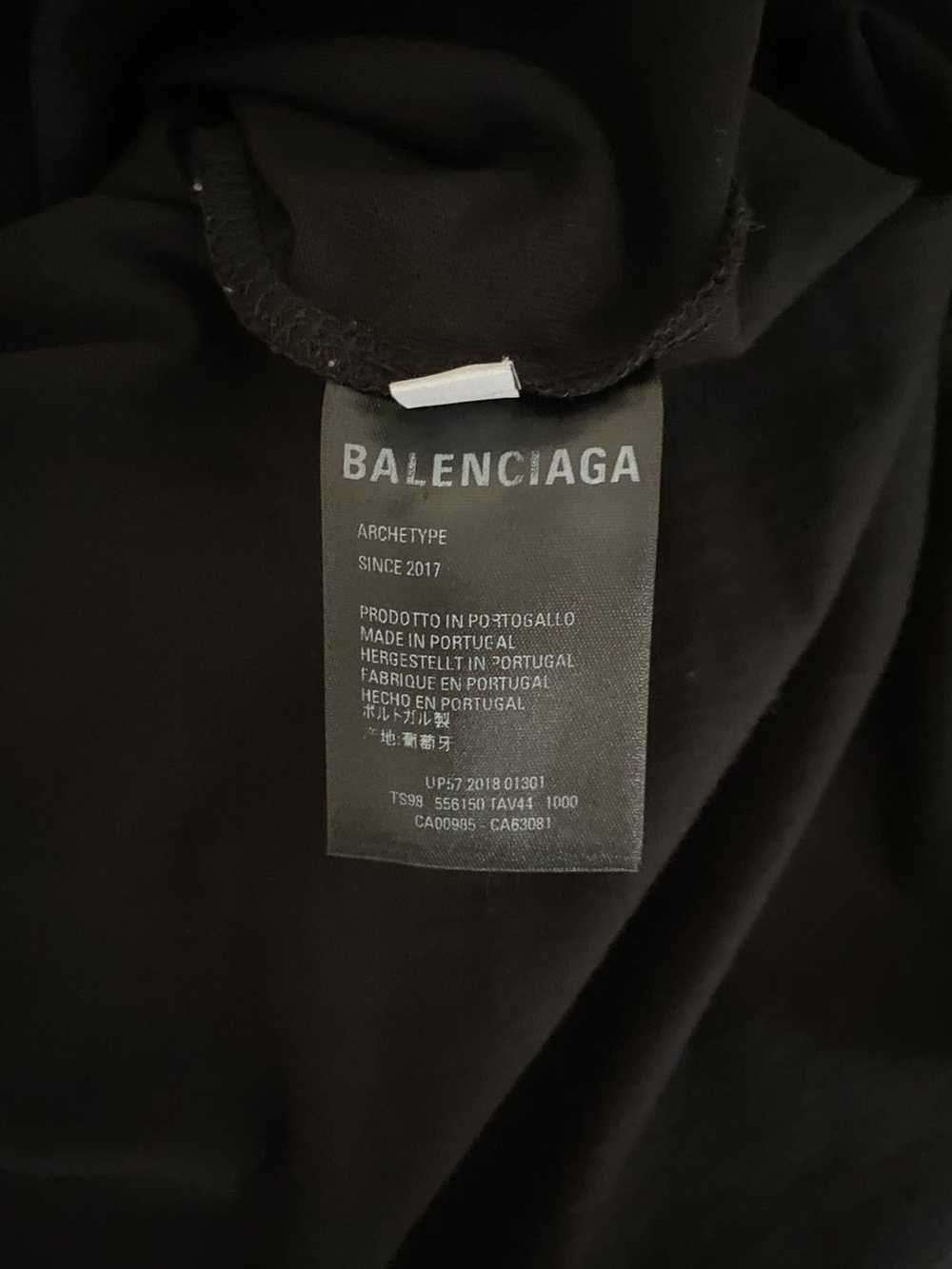 Balenciaga Balenciaga Political Campaign Black Tee - image 6