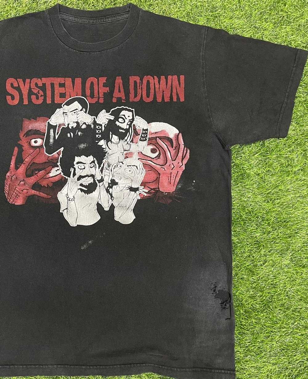 Band Tees × Vintage VINTAGE SYSTEM OF A DOWN Heav… - image 1