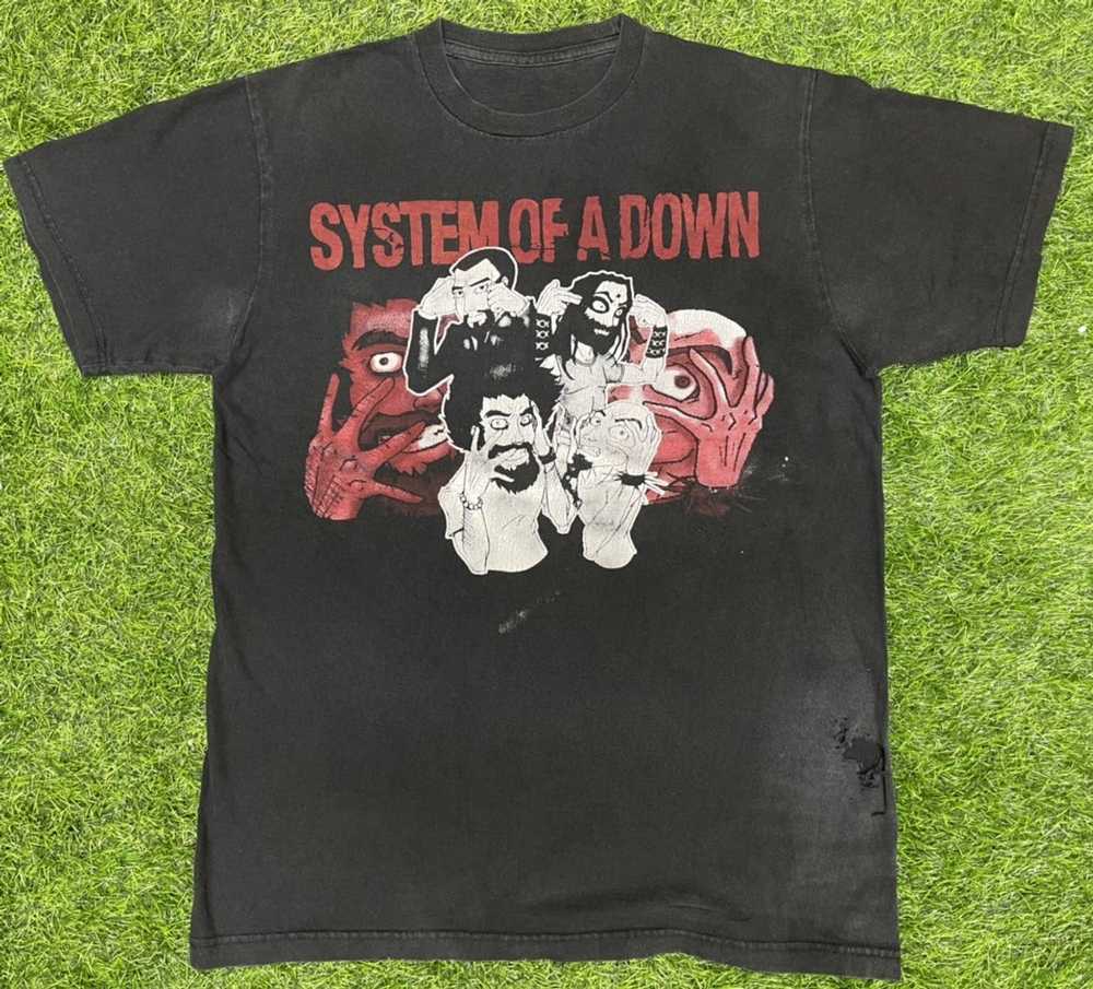Band Tees × Vintage VINTAGE SYSTEM OF A DOWN Heav… - image 2