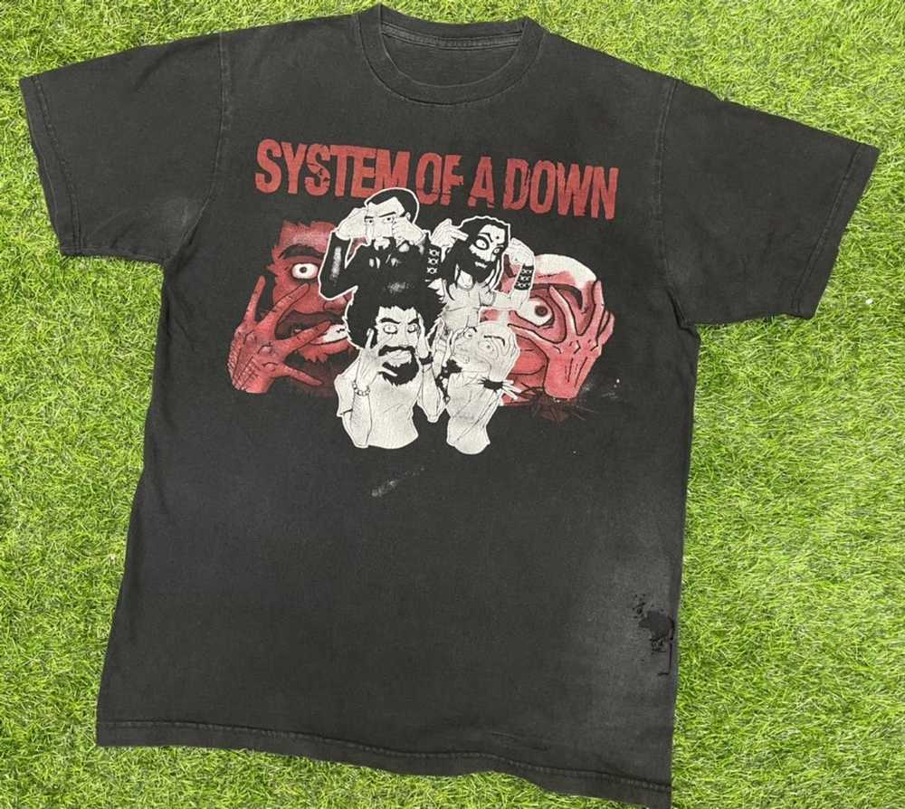 Band Tees × Vintage VINTAGE SYSTEM OF A DOWN Heav… - image 4
