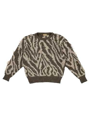 Issey Miyake Tiger Sequin Mockneck Sweatshirt - SILVER LEAGUE