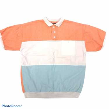 Other 80's Arnold Palmer Pastel Wide Colorblock P… - image 1