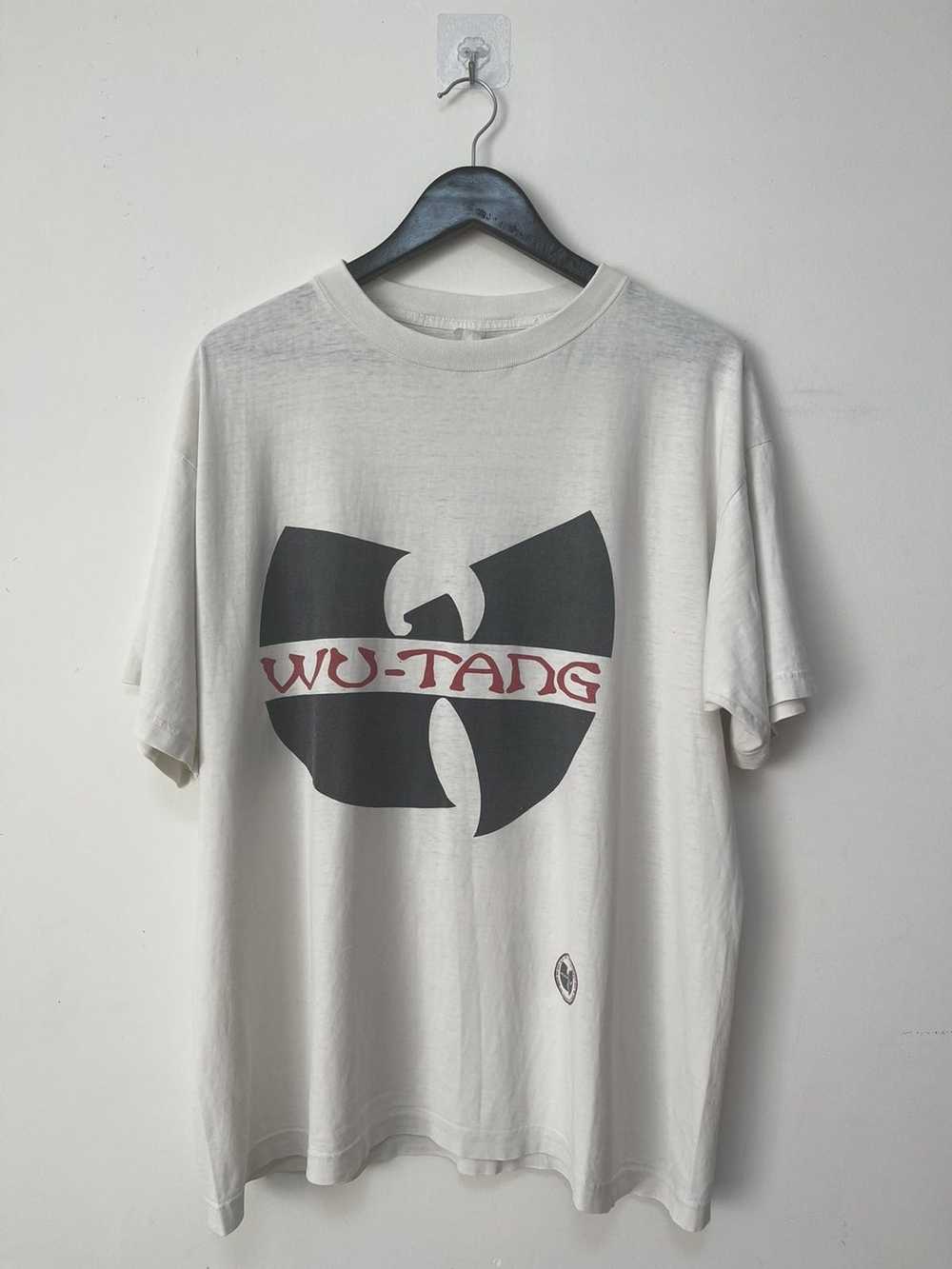 Vintage Vintage wu tang clan cream bootleg white … - image 1