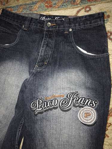Vintage VTG Paco Jeans Baggy Embroidered Denim Jea