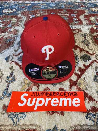 New Era Philadelphia Phillies Gold Digger 2008 World Series Patch Hat Club  Exclusive 59Fifty Fitted Hat Black Men's - SS22 - US