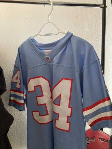 Men's Houston Oilers Earl Campbell Mitchell & Ness Light Blue 1980