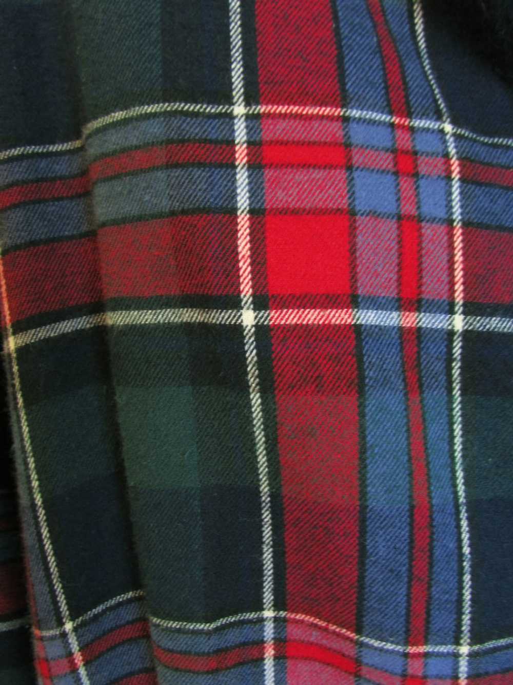 COTTON PLAID flannel dress scotch plaid maxi dres… - image 5