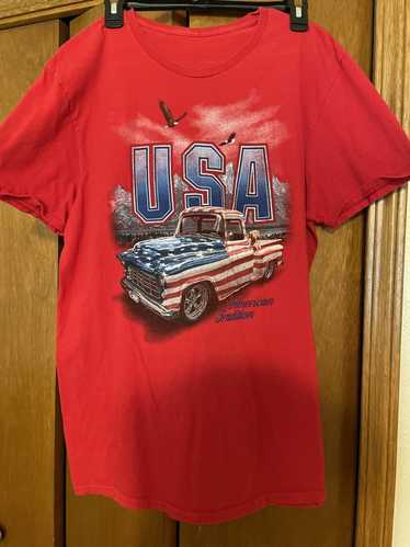 Made In Usa × Vintage Vintage USA t-shirt - image 1