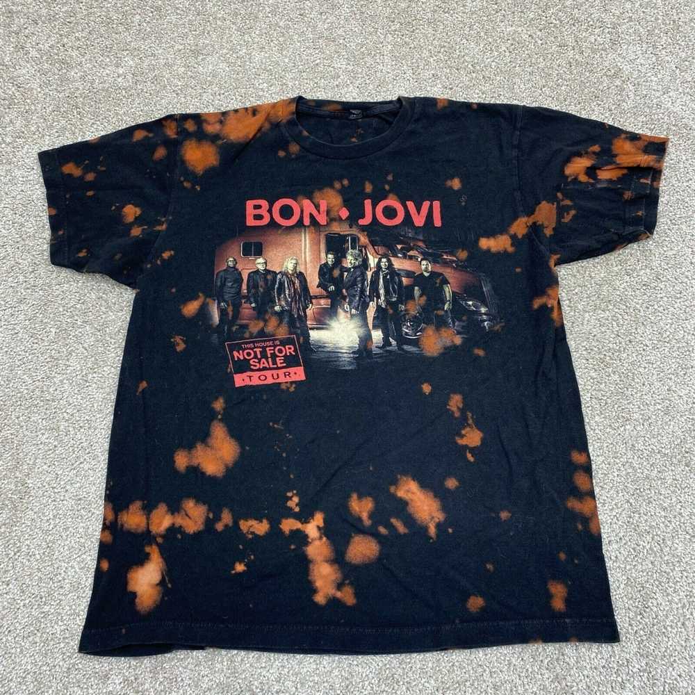 Bon Jovi Bon Jovi Adult Shirt Large Black - image 1