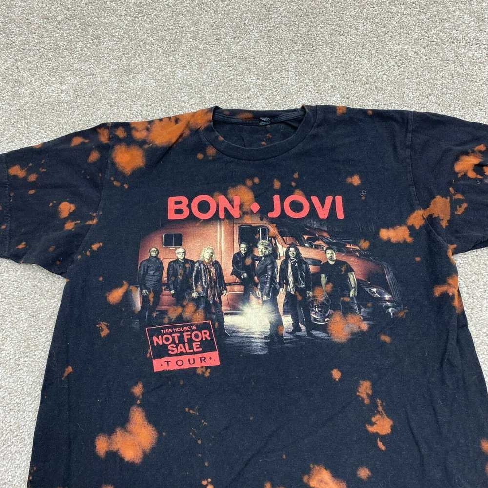 Bon Jovi Bon Jovi Adult Shirt Large Black - image 2