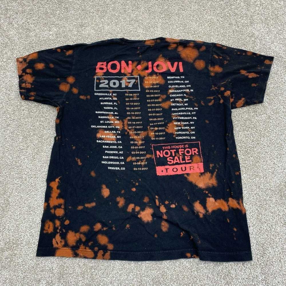 Bon Jovi Bon Jovi Adult Shirt Large Black - image 5