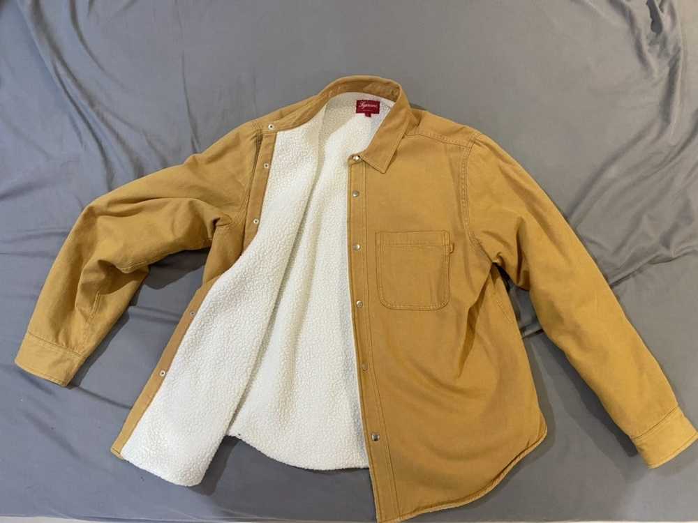 Supreme store shirt jacket