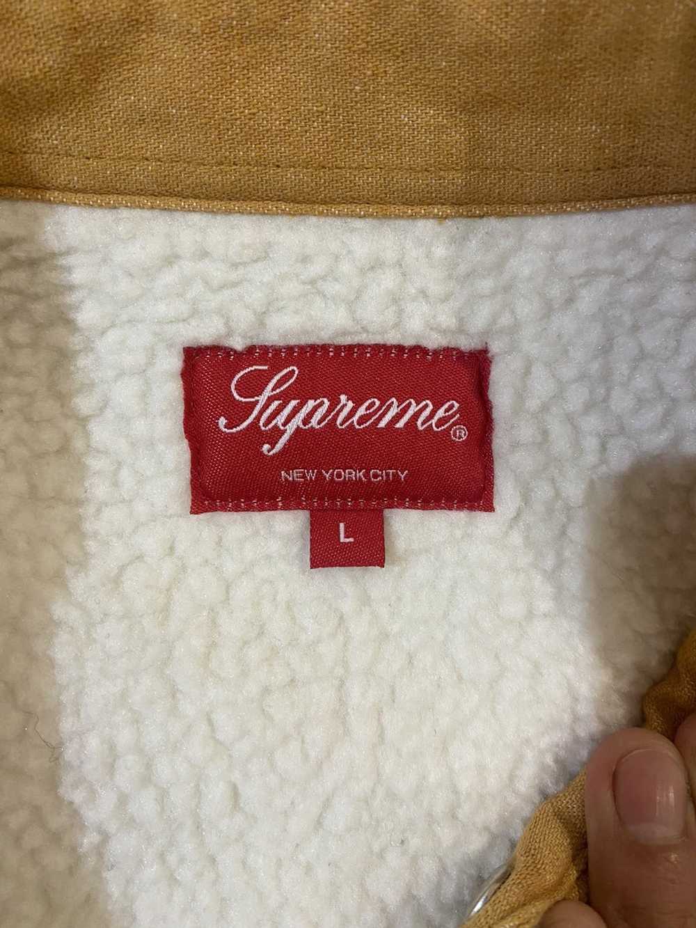 Supreme on sale sherpa jacket