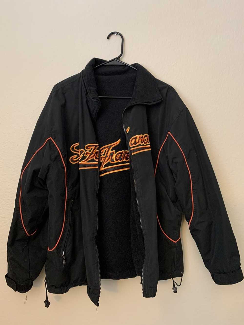 Starter San Francisco Giants Black Vintage Bomber Jacket – Recollection