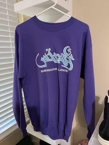Velour velour scars purple sweatshirt