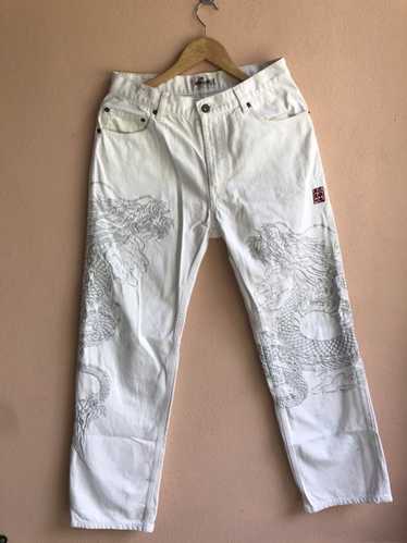 Dragonfly Rare! Denim jeans dragon fly very nice d