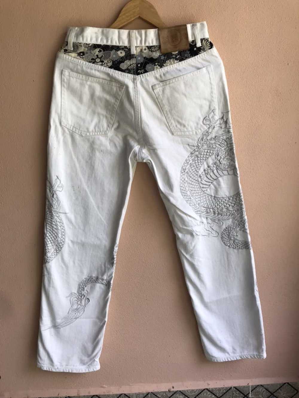 Dragonfly Rare! Denim jeans dragon fly very nice … - image 2