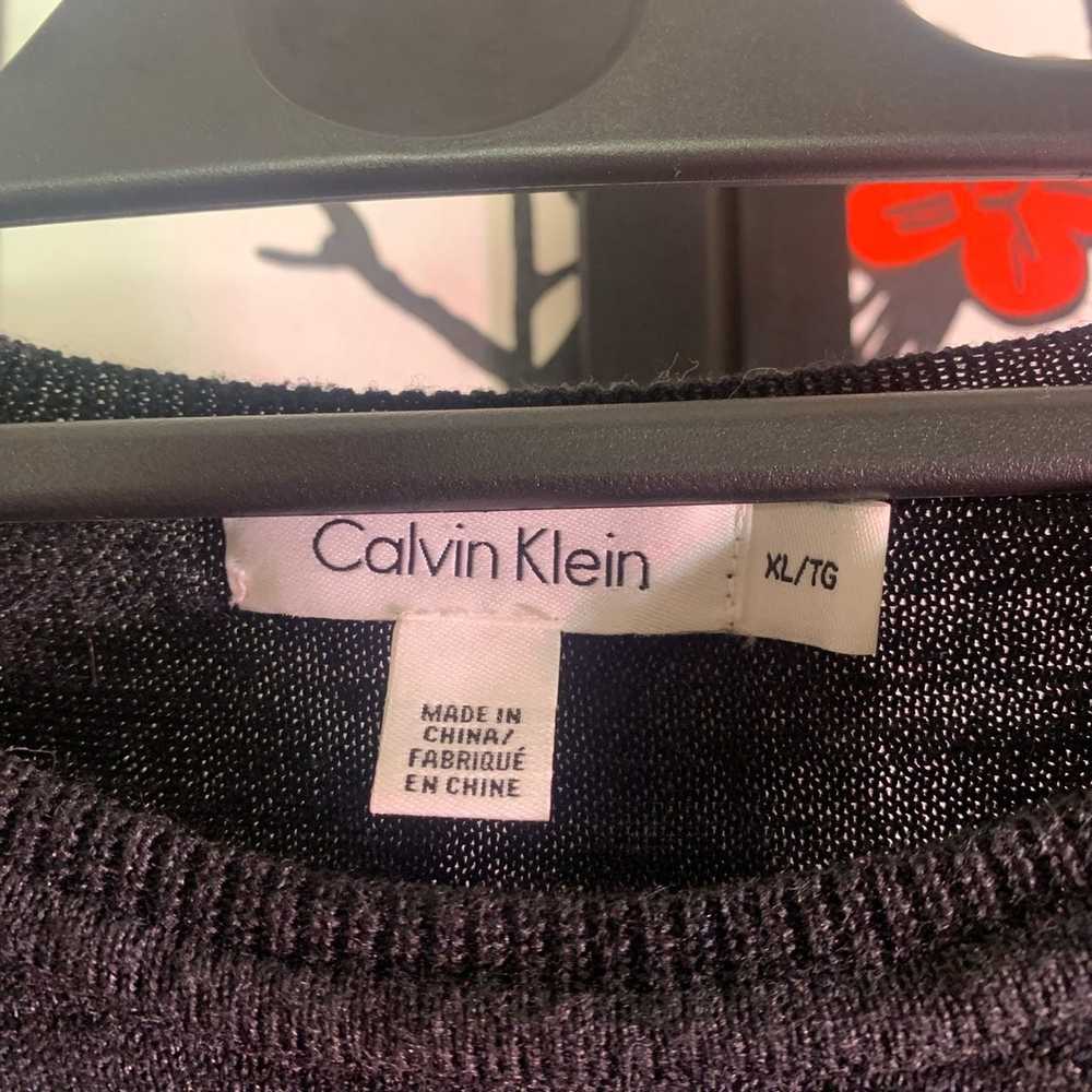 Calvin Klein Calvin Klein Grey Gradient Sweater - image 3