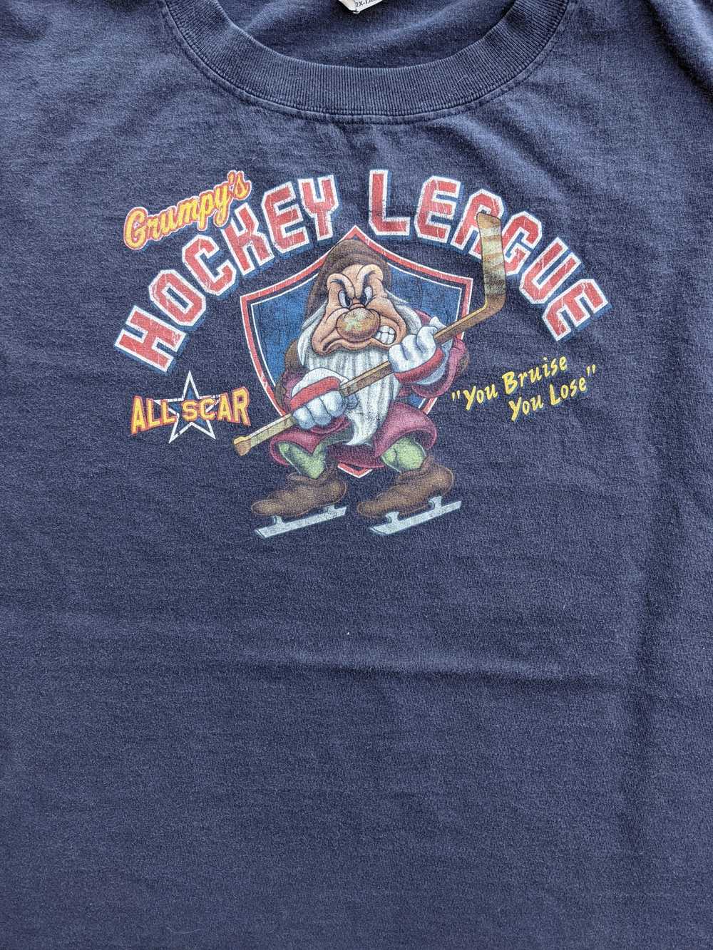 Disney × Vintage Vintage Disney Grumpy's Hockey L… - image 2