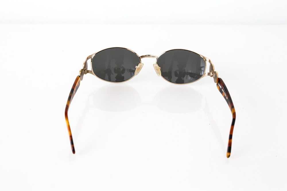 Fendi 90s Tortoise and Gold Frame Sunglasses - image 6